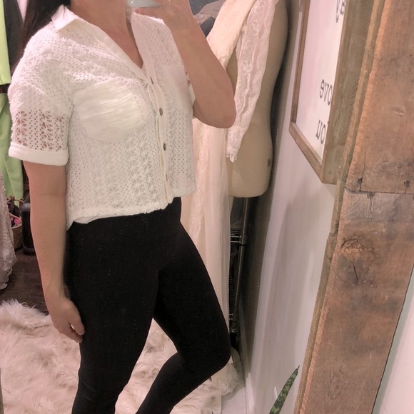 Altr’D State white lace top size xsmall - Picture 1 of 5
